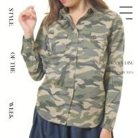 ราคา Global work เสื้อเชิ้ตลายพราง (25822311916)