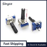 ราคา 2PCS RK12 Potentiometer A10K A20K B100K B10K B20K B50K พร้อม Midpoint Dual 6Pins อิเล็กทรอนิกส์ออร์แกนเสียงปรับ D Shaft 23 มม. (49361937031)