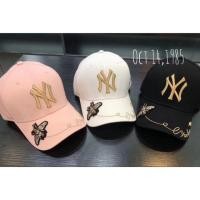 ราคา พร้อมส่ง/หมวก MLB ปักโลโก้ NY รุ่นใหม่ งานปักโลโก้สีทอง ปักแน่นๆ เนื้อผ้าตามต้นแบบ ปรับสายได้ตามศีรษะ (1380339189)