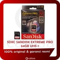 ราคา SANDISK SDXC 64GB EXTREME PRO UHS 1 การ์ดความเร็วสูงสุด 170MB/S (15977388164)