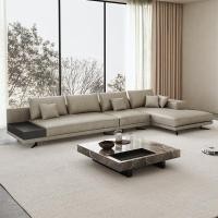 ราคา โซฟา Mondrian Mondrian อิตาลี Minimalist ขนาดใหญ่แบนขนาดใหญ่ Apartment L-Shaped First Layer Cowhide โซฟาหนังแท้ (55061745403)