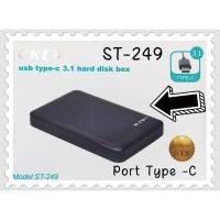 ราคา มีส่งด่วนOker ST-249 Type-C USB3.1 External HDD Enclosure Box SATA กล่องใส่ ฮาร์ดดิส 2.5นิ้ว (28136921294)