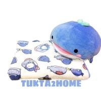ราคา หมอนผ้าห่มปลาวาฬ (695428163)