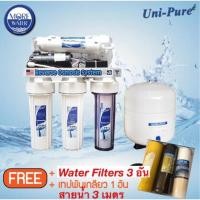 ราคา เครื่องกรอง น้ำดื่ม UNI-PURE เครื่องกรอง 5 ขั้นตอน RO 200 GPD (2300186708)