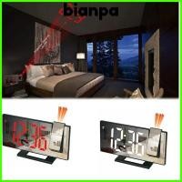 ราคา นาฬิกาปลุกดิจิตอล LED BIANPA พร้อมนาฬิกาปลุกโปรเจคเตอร์ ABS เวลา, แบบพกพา 6 สี Backlight Snooze นาฬิกาบ้าน (51111695389)