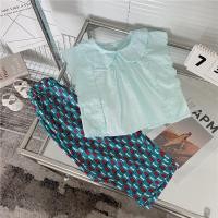 ราคา ชุดเซ็ต เสื้อ กางเกงลายช้าง เด็กผู้หญิง แฟชั่นเกาหลี สีเขียว #C111 (29311541012)