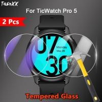 ราคา 1/2/3/5 PCS สําหรับ Mobvoi TicWatch Pro 5 Pro5 SmartWatch Ultra Slim Clear/Anti Purple Light 2.5D กระจกนิรภัยป้องกันหน้าจอฟิล์ม (22081345785)