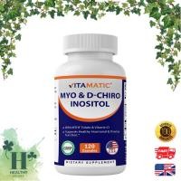 ราคา พร้อมส่ง Vitamatic Myo Inositol with Folate & D3 2000 mg ไมโอ-อิโนซิทอล (29613964967)