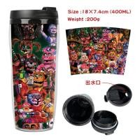 ราคา Five Nights at Freddys Cartoon Double-layer Student Sports Bottle Childrens Cute Water Cup Gifts (41680118514)