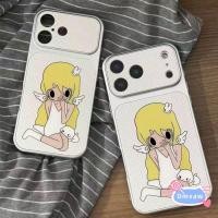ราคา น่ารัก Angel Girl เคสโทรศัพท์สําหรับ Realme N65 N63 N61 N55 N53 หมายเหตุ 80 70 70T 60 60X 50 Q5 Q5i Q3 Q3i Q2 5G 4G PU ปกหนังตลกลายจุดการ์ตูนปลอกนุ่ม (55811986693)
