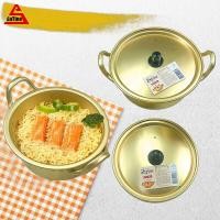 ราคา Satine Korean Induction Cooker Alumina Ramen Noodle Pot Korean Yellow Aluminum Pot Instant Noodle (24478031331)