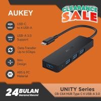 ราคา Aukey HUB CB-C64 Unity Slim 4-Port USB 3.0 Hub Type-C - 500580 (41055736401)