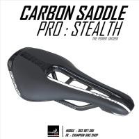 ราคา เบาะจักรยาน PRO : STEALTH CARBON BIKE SADDLE (25702949806)