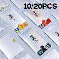 ราคา 10/20PCS RFID Blocking Sleeve Anti Theft บัตรเครดิต Protector NFC สัญญาณ Shielding Bank ผู้ถือบัตร Anti Scanning ฟอยล์กระเป๋า (53308718824)