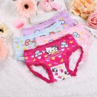 ราคา กางเกงชั้นใน ผ้าฝ้าย ลายการ์ตูน Hello Kitty แมวน่ารัก สําหรับเด็กผู้หญิง (25726454984)