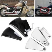 ราคา Accumulator Frame Guard Fairing Battery Side Covers For Kawasaki Motorcycle Vulcan 400/800 VN400 VN (57855399740)