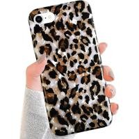 ราคา J.west Leopard Case สําหรับ iPhone SE 2020 2nd 2022 3rd, iPhone 8, iPhone 7 4.7 นิ้ว,น่ารัก Cheetah พิมพ์ Sparkle Pearly Slim Soft ยืดหยุ่นป้องกันซิลิโคนเคสโทรศัพท์ฝาครอบกันชน f (51011476653)