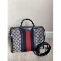 ราคา Used Gucci Boston กระเป๋าถือGucci มือสองแท้100% (6662554134)