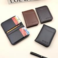 ราคา กระเป๋าหนังแบบบางสำหรับผู้ชายสุดหรูกระเป๋าสตางค์ขนาดเล็กสำหรับผู้ชายกระเป๋าใส่บัตรเครดิตสำหรับผู้หญิงกระเป๋าใส่บัตรสำหรั (41012395743)