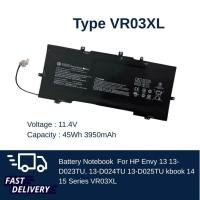 ราคา Battery Notebook แบตเตอรี่โน๊ตบุ๊ก HP Envy 13 13-D023TU, 13-D024TU 13-D025TU VR03XL ของแท้ ส่งฟรี ประกัน 1 ปี (27850319565)