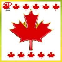 ราคา 12 ชิ้น Maple Leaf เย็บปักถักร้อยโลโก้ Pin Lapel Pins แคนาดาวันโลหะเสื้อผ้าธงเคลือบ yuanjingyouzhang (48809347078)