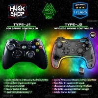 ราคา จอย EGA Type J1 (มีสาย) , Type J2 Wireless 2.4G (ไร้สาย) จอยเกมส์ Joystick For PC , TV-Box , PS3 ประกันศูนย์ 1 ปี (10744659760)