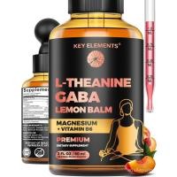 ราคา L ผลิตภัณฑ์เสริมอาหาร Theanine และ GABA | GABA with Lemon Balm Extract และแมกนีเซียมด้วย B6 | ผลิตภัณฑ์เสริมอาหาร GABA L Theanine | คลายเครียด&ผ่อนคลาย กาบา หยด (52309952485)