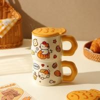 ราคา แก้วมัคคิตตี้ น่ารัก มีฝาปิด แก้วกาแฟ แก้วน้ำสำนักงาน ของขวัญวันเกิด สำหรับผู้หญิง (46809726529)
