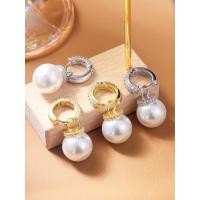 ราคา ต่างหูห่วง ตุ้งติ้งมุก ฝังเพชร cz_E5203_E5204 (27467940060)