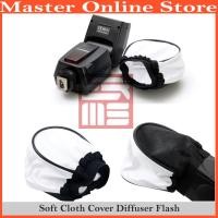 ราคา Universal Soft Cloth Cover Diffuser Flash Speedlite Yongnuo YN560 YN660 Canon Godox TT600 Nikon (43405715411)