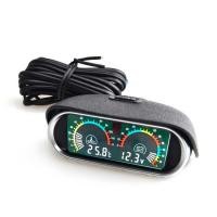 ราคา รถ 2 in 1 LCD Digital Display Voltmeter gauge & Water Temp Temperature gauge Universal (27618269925)