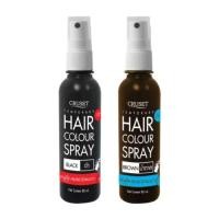 ราคา สเปรย์ สี ปิด ผม ขาว ชั่วคราว ครูเซ็ท คัลเลอร์ สเป Cruset Temporary Hair Color Spray 80 ml. (48903710899)