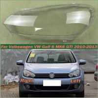 ราคา รถอุปกรณ์เสริมไฟหน้าสําหรับ Volkswagen VW Golf 6 MK6 GTI 2010-2013 โปร่งใสโคมไฟไฟหน้า Shell เลนส์ Plexiglass (46659305922)
