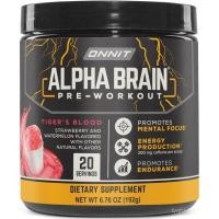 ราคา ONNIT Alpha PreWorkout Powder IGEN™ NonGMO ทดสอบรสเลือดเสือ PreWorkout สําหรับผู้หญิงและผู้ชายอาหาร 20 เสิร์ฟต่ออ่าง 6.76 ออนซ์ (42130835491)