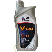 ราคา น้ำมันเครื่อง ปตท.V-120 SAE40 ขนาด 1ลิตร น้ำมันหล่อลื่นเบอร์40 สำหรับเครื่องยนต์อเนกประสงค์ทั่วไปทั้งดีเซล และเบนซิน (21881487157)