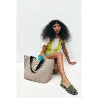 ราคา PULL & BEAR Shoven Branded Womens Tote Bag (27337943113)