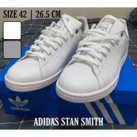 ราคา Adidas Stan Smith มือสอง ของแท้สภาพดีมาก สีขาว-เงิน Size42 (27620194674)