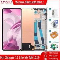 ราคา AMOLED 6.55" สําหรับ Xiaomi 11 Lite 5G NE 2109119DG จอแสดงผล LCD Touch Screen Digitizer Assembly สําหรับ Mi 11 Lite 5G NE AMOLED LCD &*&* (41204013933)