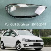ราคา สําหรับ Volkswagen VW Golf Sportsvan 2016-2018 รถอุปกรณ์เสริมไฟหน้า Shell ไฟหน้าโปร่งใสโคมไฟเลนส์ Plexiglass (49959212629)