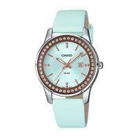ราคา Casio Standard นาฬิกาข้อมือผู้หญิง สายหนัง รุ่น LTP-1358L,LTP-1358L-2A - สีฟ้า (2150438515)