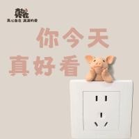 ราคา Creative Piggy Switch Sticker สติ๊กเกอร์ติดผนัง 3d สามมิติสัตว์ตกแต่งห้องนั่งเล่นห้องนอนในครัวเรือนซ็อกเก็ตเรซิ่น Pack (53561557895)