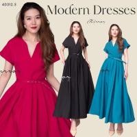 ราคา Code : 40312.3 แม็กซี่เดรสทรงสวย ชุดไปงานสีดำ งานป้าย Mirrorsister (26550570863)