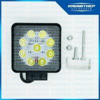 ราคา ไฟสปอตไลท์ LED เหลี่ยม 9เม็ด ขนาด4นิ้ว 27w ใช้ได้ทั้ง 12v และ 24v (6616122711)