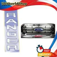 ราคา โลโก้ RANGER LOGO RANGER ติดกระจังหน้า Ford Ranger Wildtrack 2018 2019 + ขึ้นไป (สีขาว) 1ชิ้น ford ranger 2-4 ประตู (21013864269)