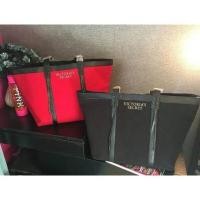 ราคา New Arrival! Victoria's Secret Canvas Large Tote Bag (1424989524)