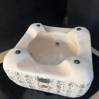 ราคา เตาถ่านฮิบาชิญี่ปุ่นโบราณ สไตล์ Folk Art ทรงลูกบาศก์ 陶板烧 ขนาด 7x5 นิ้ว (28636911571)