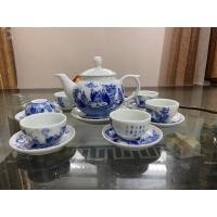 ราคา ชุดน้ําชาลายครามค้างคาวตรังโบราณ (49910656492)
