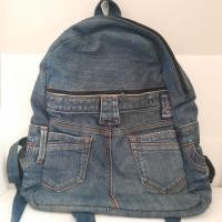 ราคา BX13 กระเป๋าเป้สะพายหลัง ขนาด 17 นิ้ว ผ้ายีนส์ handmadeกว้าง 12 นิ้วสูง 17 นิ้วฐานกว้าง 3 นิ้ว (23620541921)