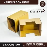 ราคา SLIDE BOX (UK 17 X 12 X 9 CM) (SLIDE BOX) CARTON/PLAIN/CARDBOARD/HAMPERS/SLIDEBOX/WATCH BOX (55360943264)