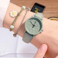 ราคา นาฬิกาข้อมือ สายหนัง แฟชั่นโบราณ สไตล์เกาหลี สําหรับผู้หญิง (20128239249)